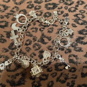 New Sterling Silver charm bracelet